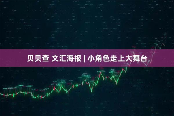 贝贝查 文汇海报 | 小角色走上大舞台